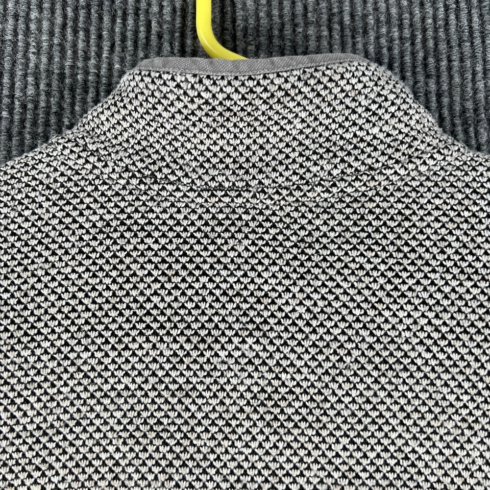 Orvis Sweater Mens Medium Gray Heavyweight Lined Long Sleeve 1/4 Zip Outdoor - Picture 14 of 15